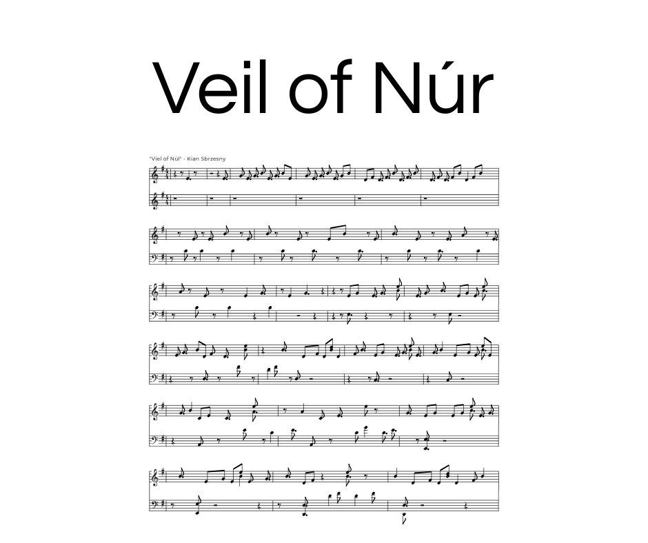 KIAN – Veil of Núr | Official Piano Sheet
